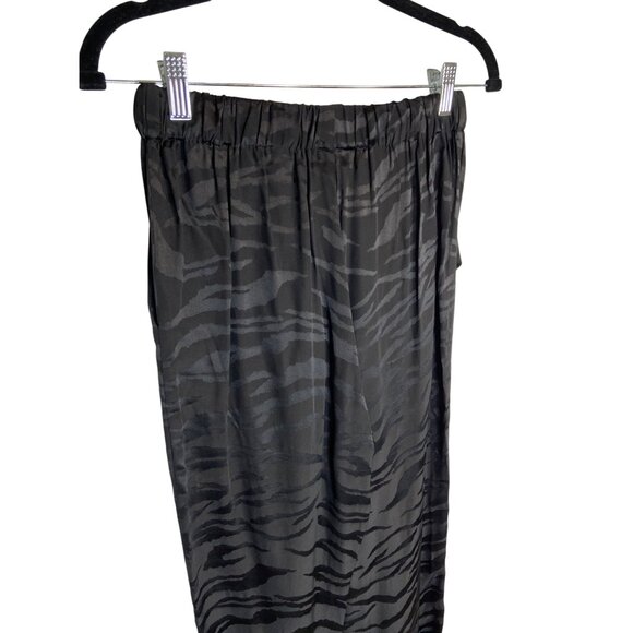 Zadig & Voltaire Pop Jacquard Tigre Silk Pants Black-sz 34 (US XS) - Picture 14 of 15